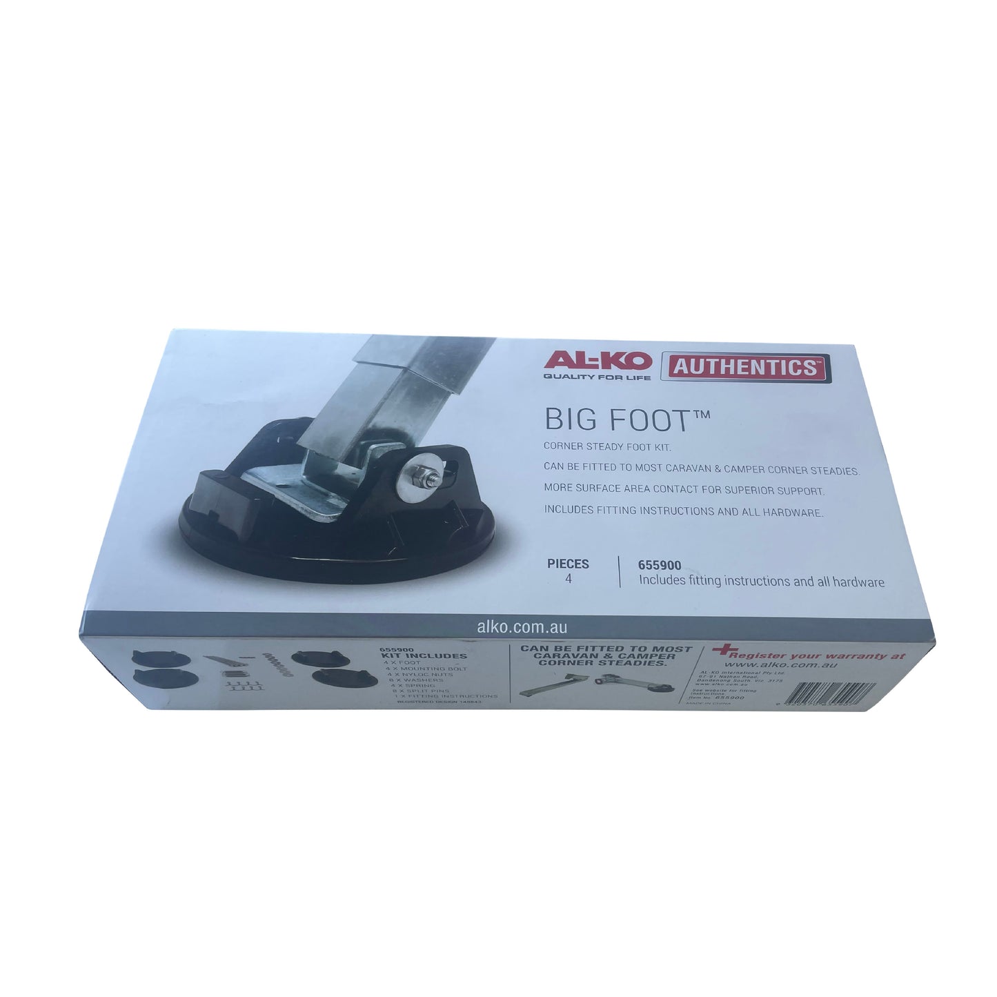 AL-KO Bigfoot Corner Steady Supports Box of 4