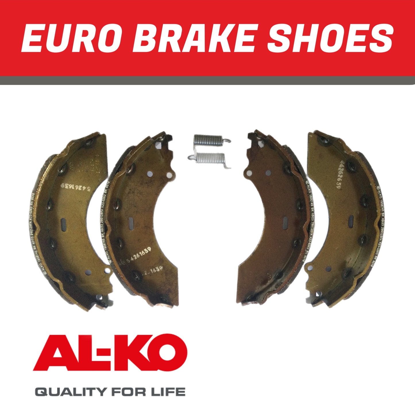 AL-KO Euro Brake Shoe Kit 2360 / 2361