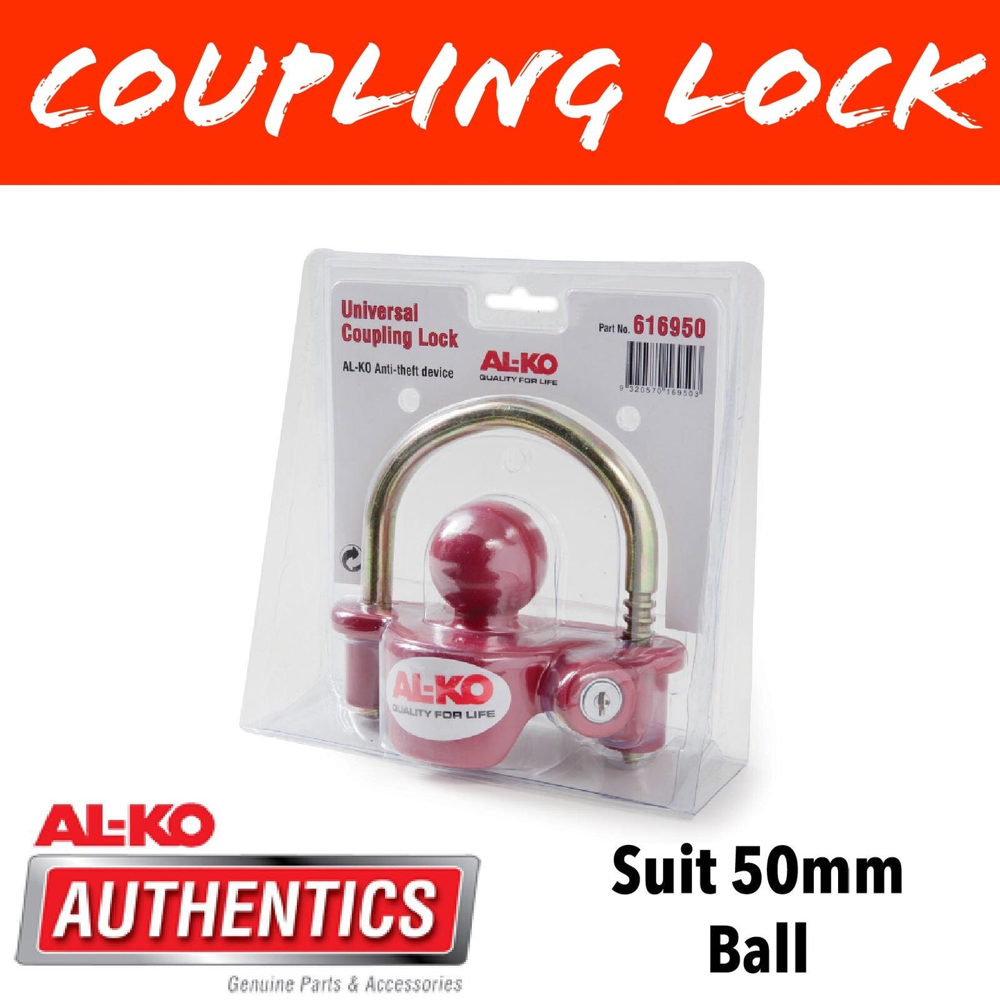 AL-KO 50MM Ball Coupling Lock