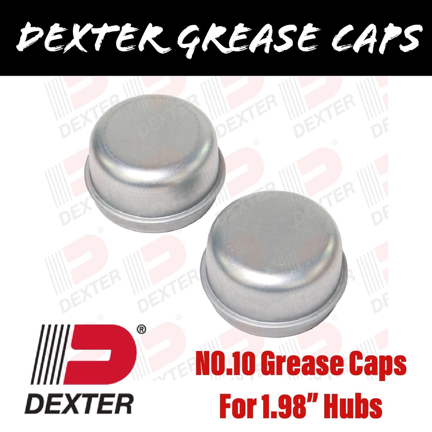 DEXTER 1.98 INCH NO.10 GREASE CAPS