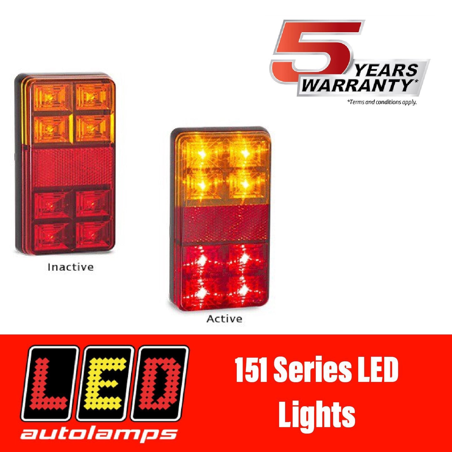 LED AUTOLAMPS 151 SERIES LED LIGHTS