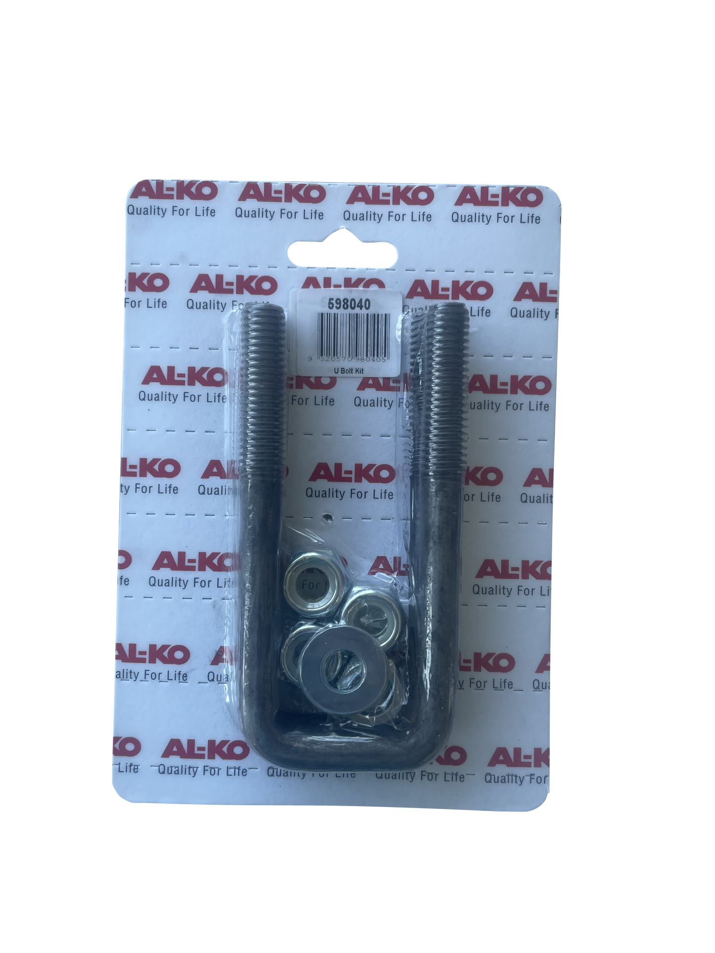 AL-KO 40mm x 125mm Square U-Bolt Kit