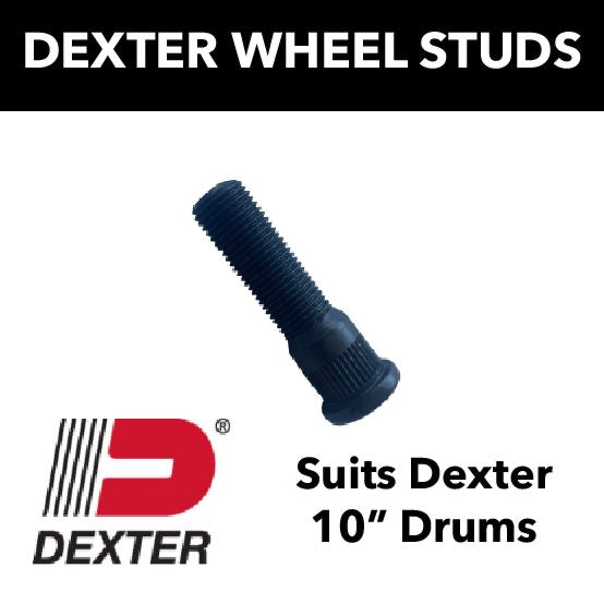 DEXTER 10 INCH DRUM WHEEL STUD (Single Stud)