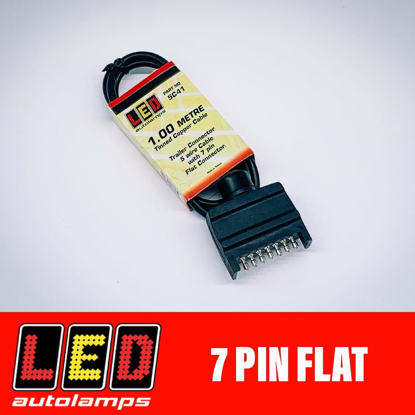 LED AUTOLAMPS 7 PIN FLAT PLUG IN HARNESS