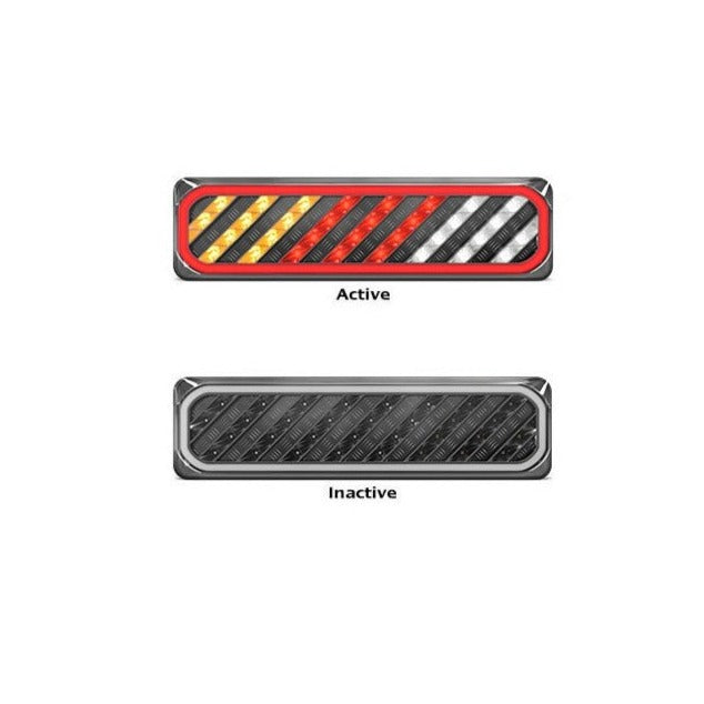 LED AUTOLAMPS 3856ARWM-2 MAXILAMP Sequential Indicator LED Taillights