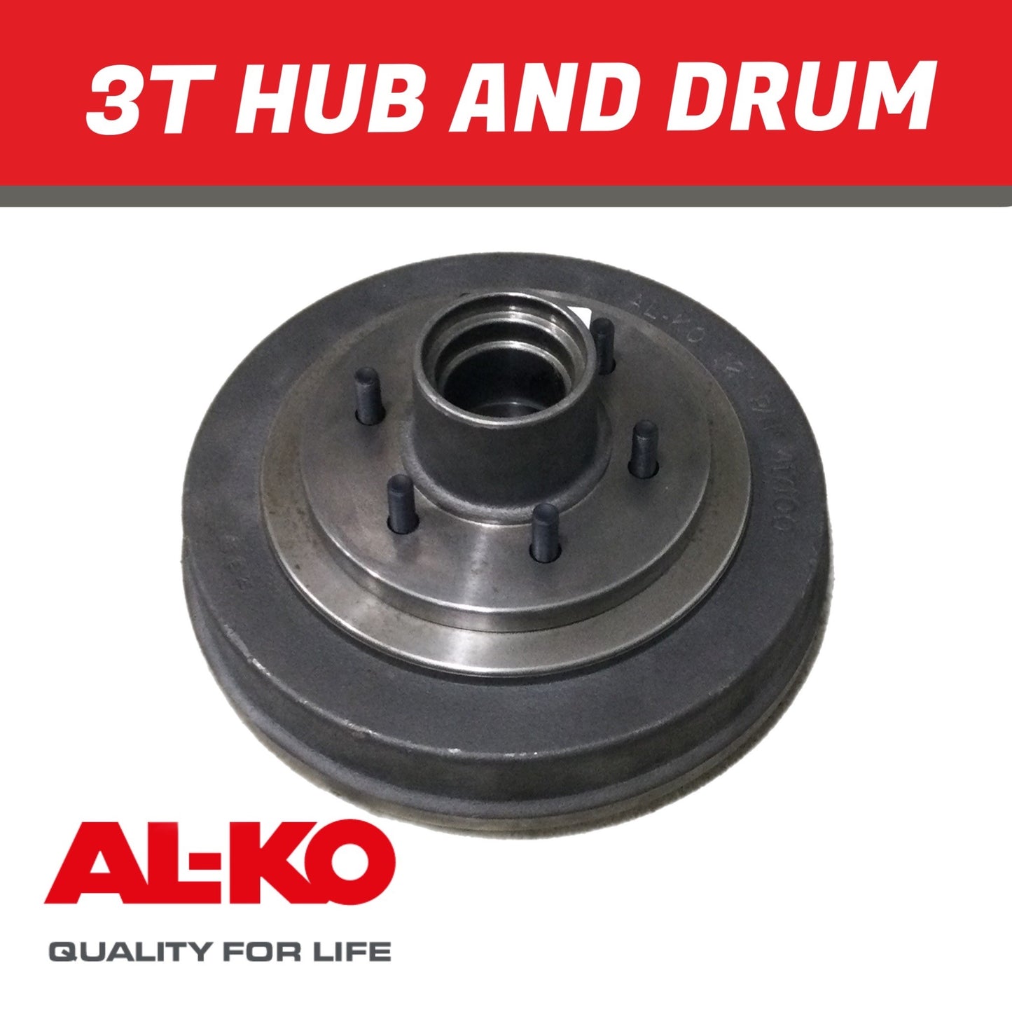 AL-KO 3T Hub and Drum Assembly