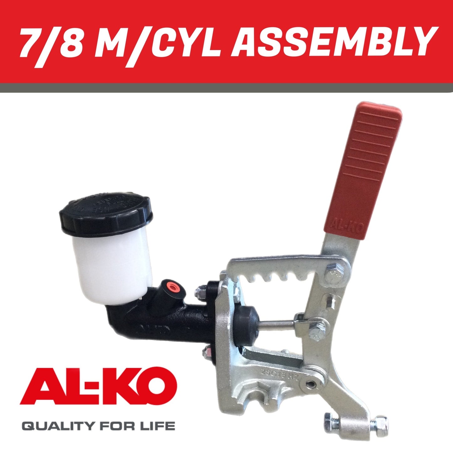 AL-KO 7/8″ Master Cylinder & Bracket Kit – Hydraulic Override Conversion