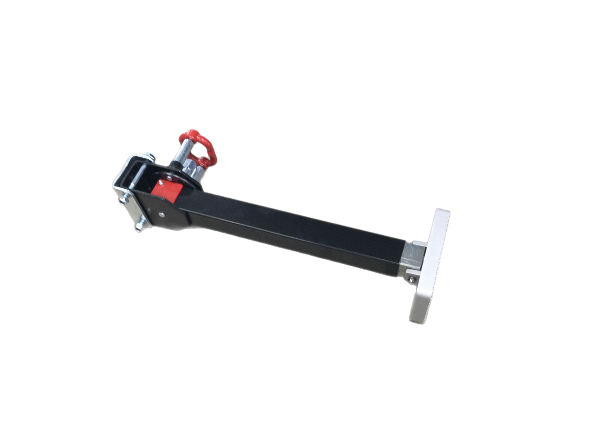 AL-KO 740mm Drop-Down Corner Steady – Black E-Coat with Aluminium Foot