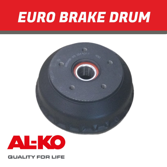 Euro Brake Drum 200mm Drilled with Bearing 5x112