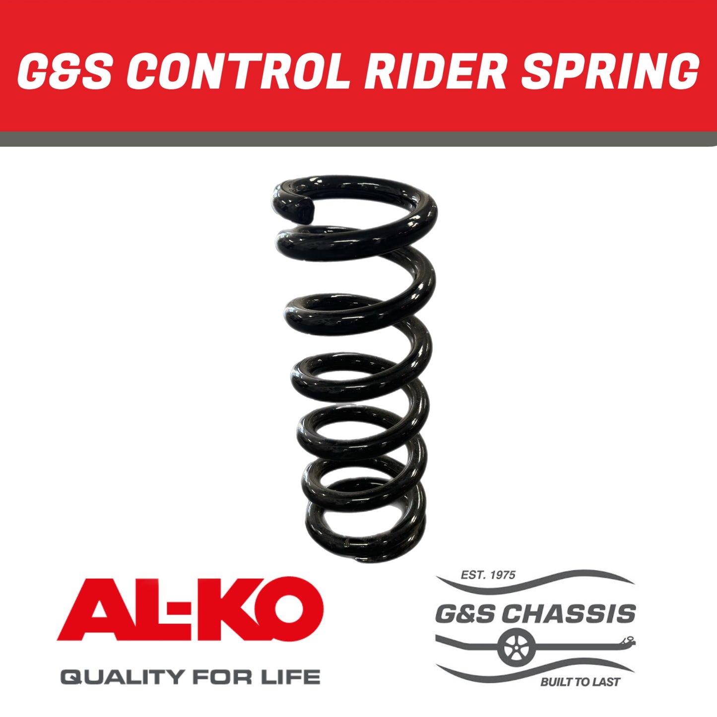 G&S Control Rider Black Coil Spring Brisbane ALKO