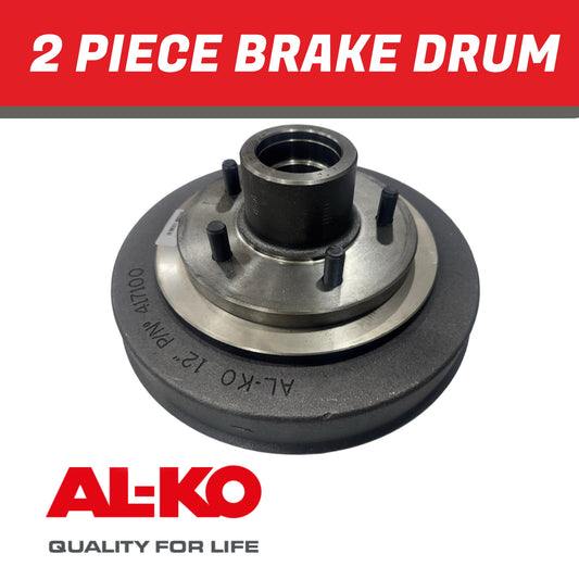 AL-KO 12 Inch Hub & Drum Assembly 2T 5 Stud LCR
