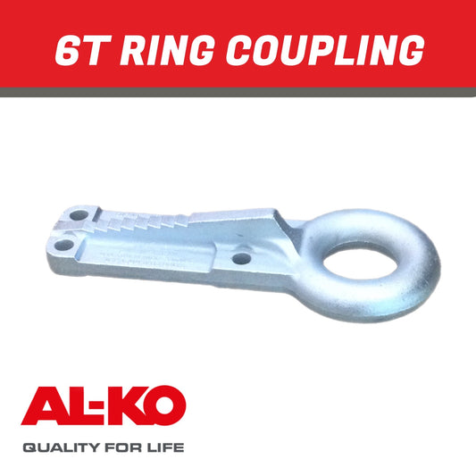 AL-KO 6T Ring Coupling – 6000kg 75mm Pintle Hook Trailer Coupling