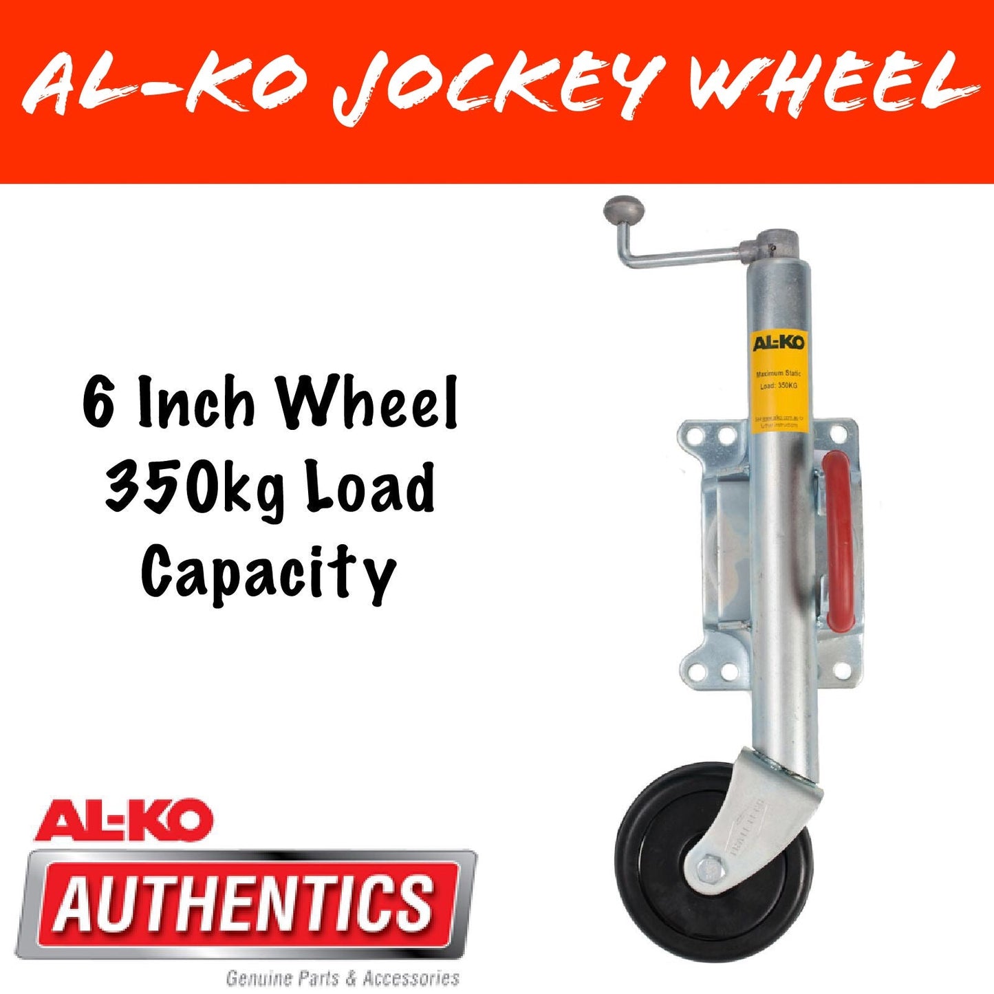 AL-KO TRAILTECH 6 INCH Swing Up Jockey Wheel