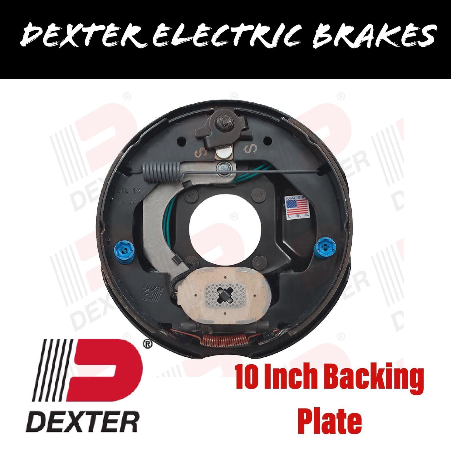 DEXTER 10 INCH COMPLETE BACKING PLATE