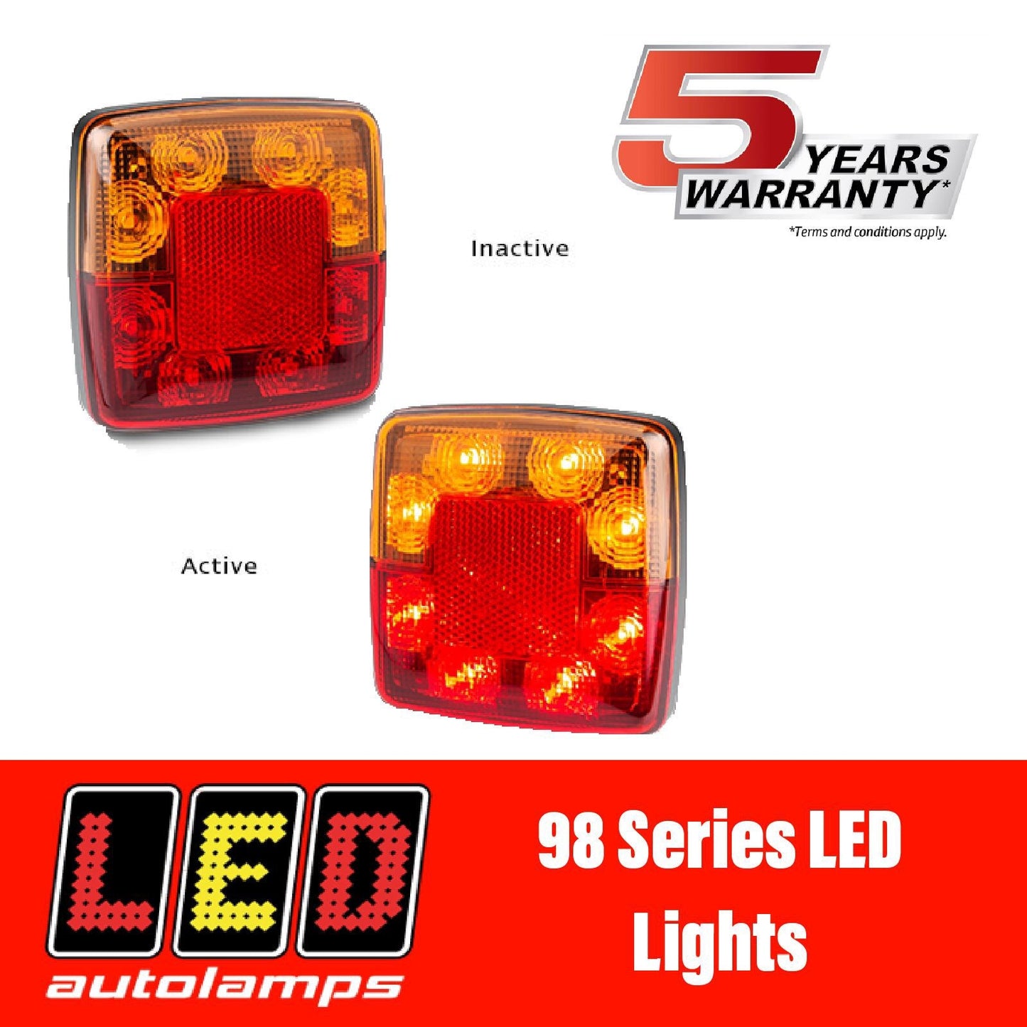 LED AUTOLAMPS 98 Series LED Lights