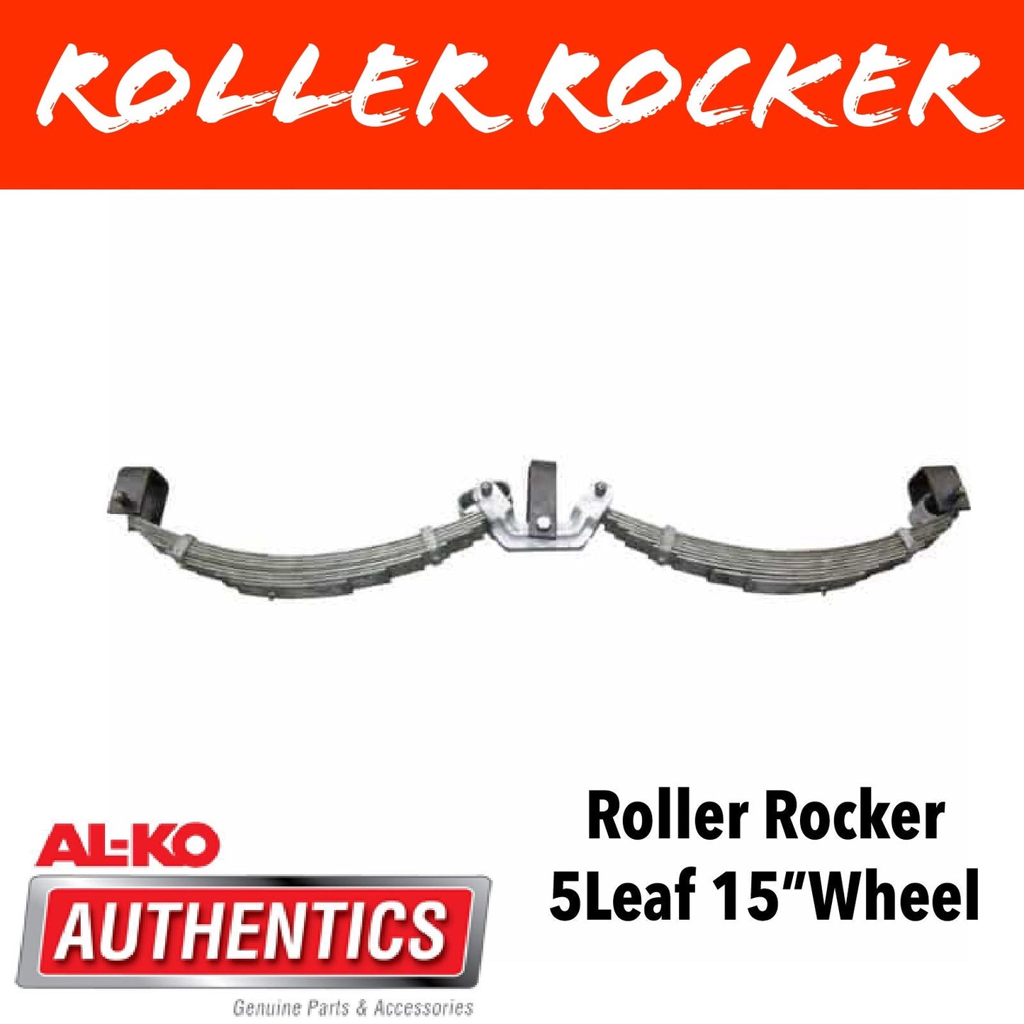 AL-KO ROLLER ROCKER SPRINGS 5 LEAF SUIT 15 Inch Wheels