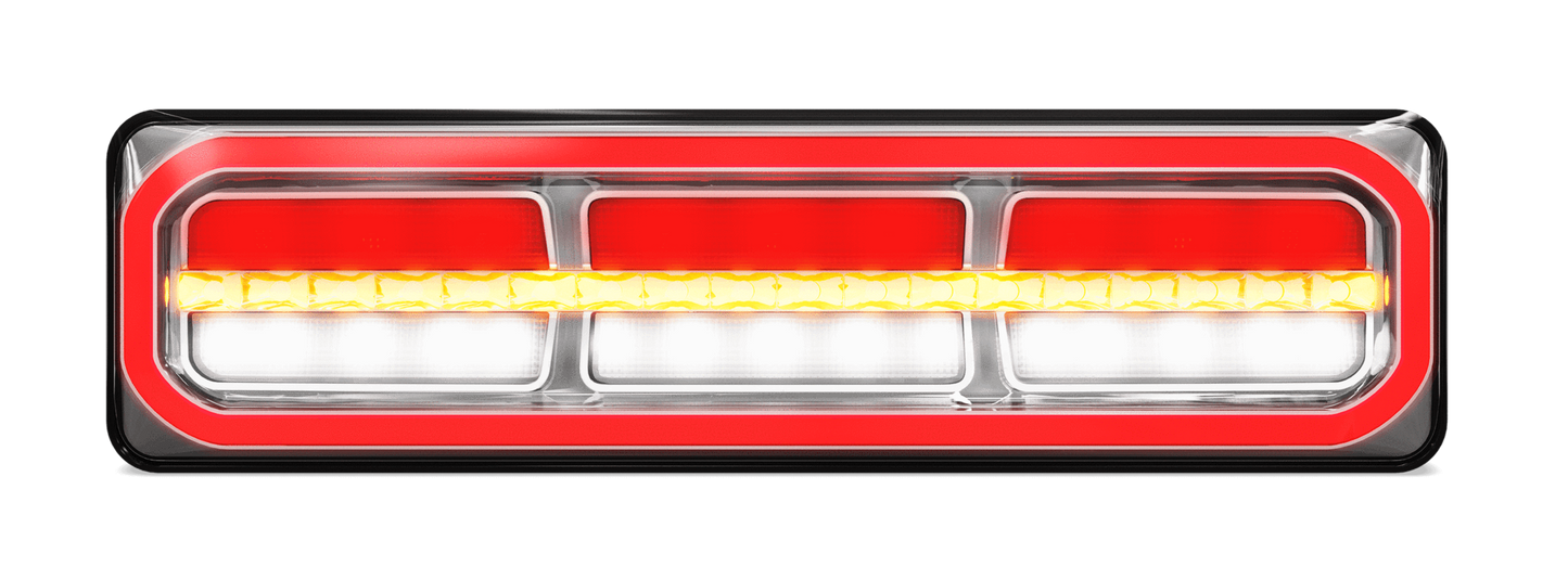 LED AUTOLAMPS 3854ARWM-2 MAXILAMP Sequential Indicator LED Taillights