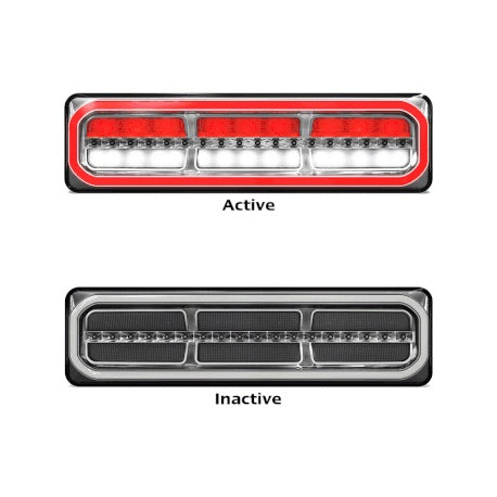LED AUTOLAMPS 38541ARWM-2 MAXILAMP Sequential Indicator LED Taillights