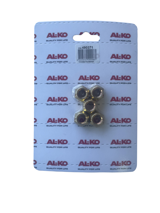 AL-KO 7/16 Wheel Nut Kit (5x Nuts)