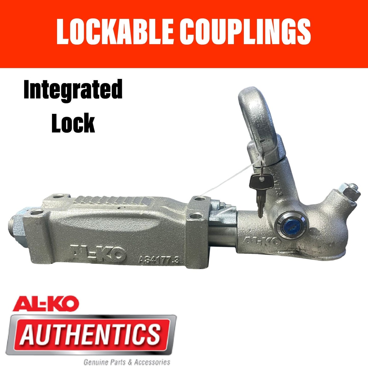 AL-KO 2000KG Braked Lockable Coupling