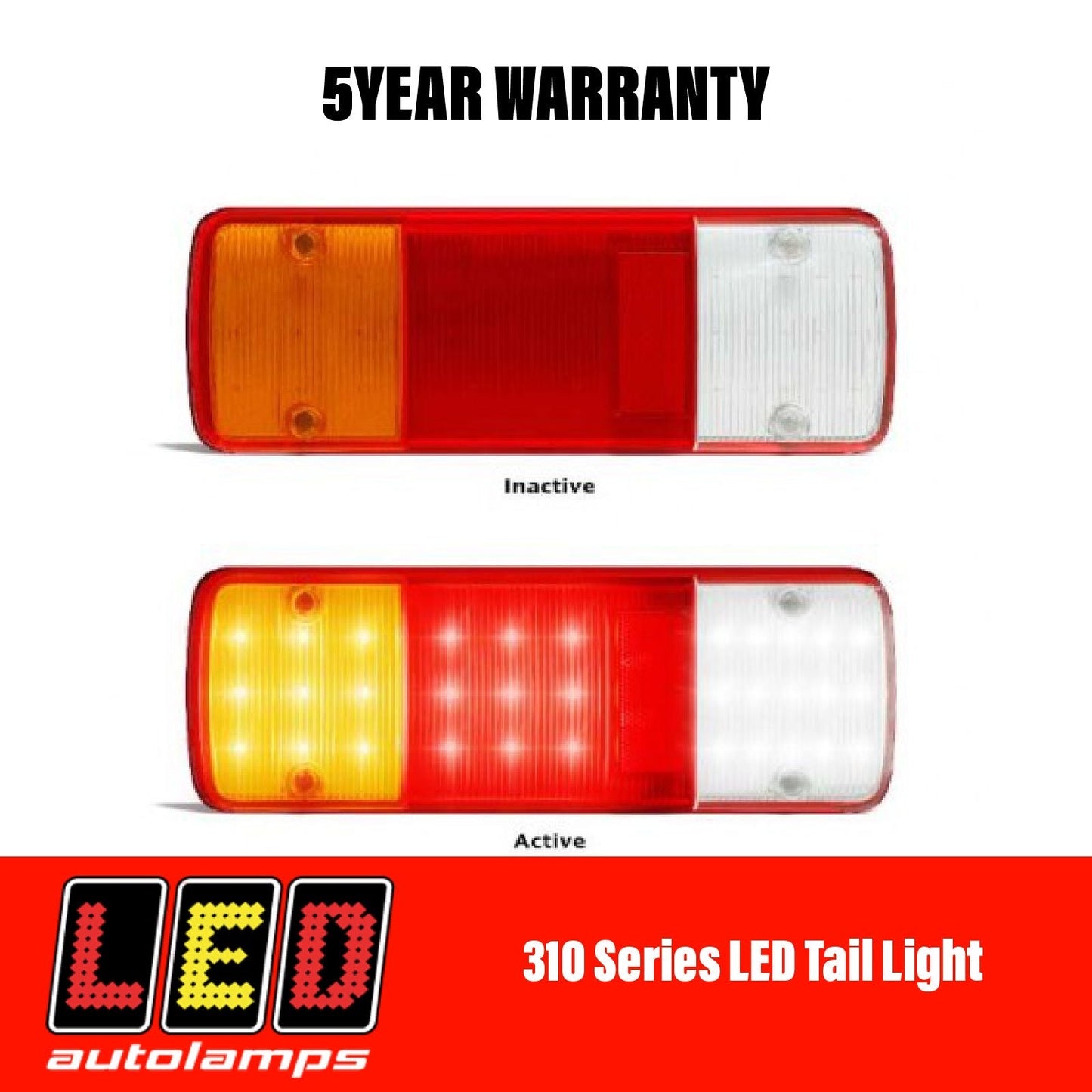 LED AUTOLAMPS 310 Series Combination LED Light
