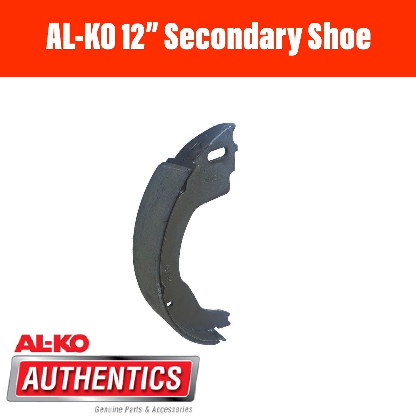 AL-KO 12 Inch Brake Shoe Secondary Long Lining