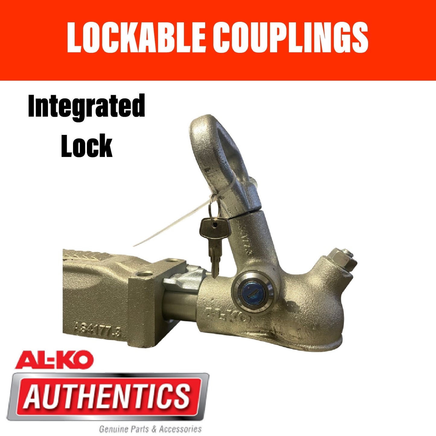 AL-KO 2000KG Braked Lockable Coupling
