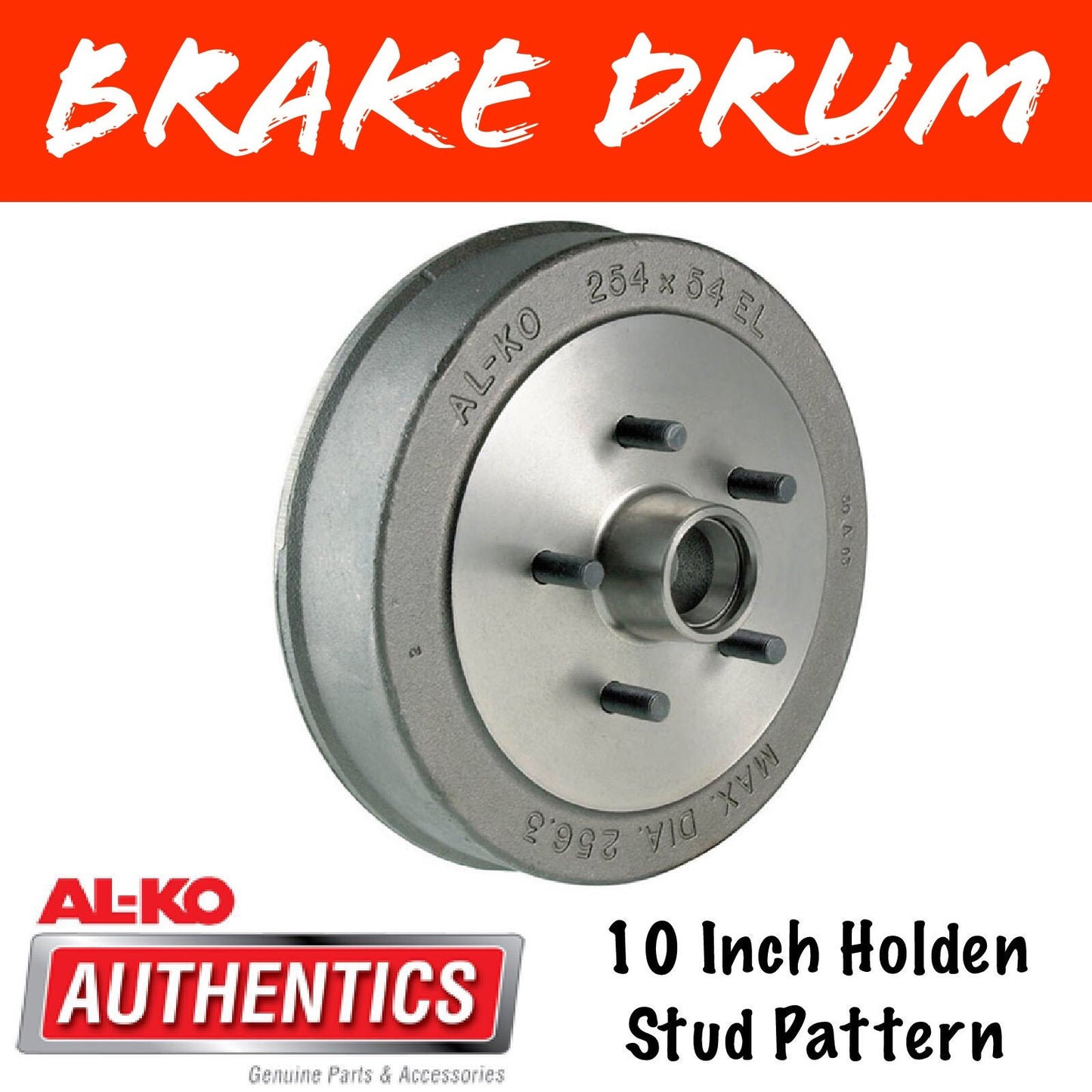 AL-KO 10 Inch HT Holden Brake Drum