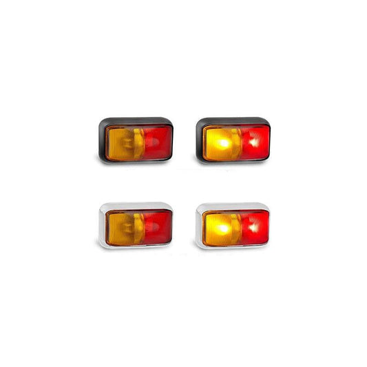 LED AUTOLAMPS 58 SERIES Plug In AMBER/RED LED Clearance Light